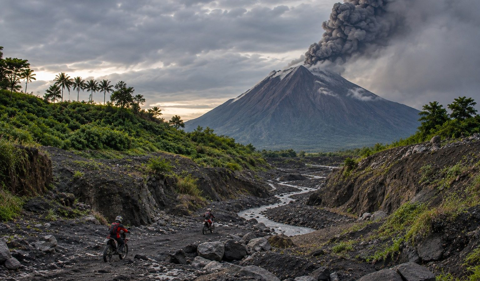Gunung Semeru kembali erupsi pada Minggu, 27 September 2026, dengan kolom abu mencapai sekitar 1,3 kilometer di atas puncak.
