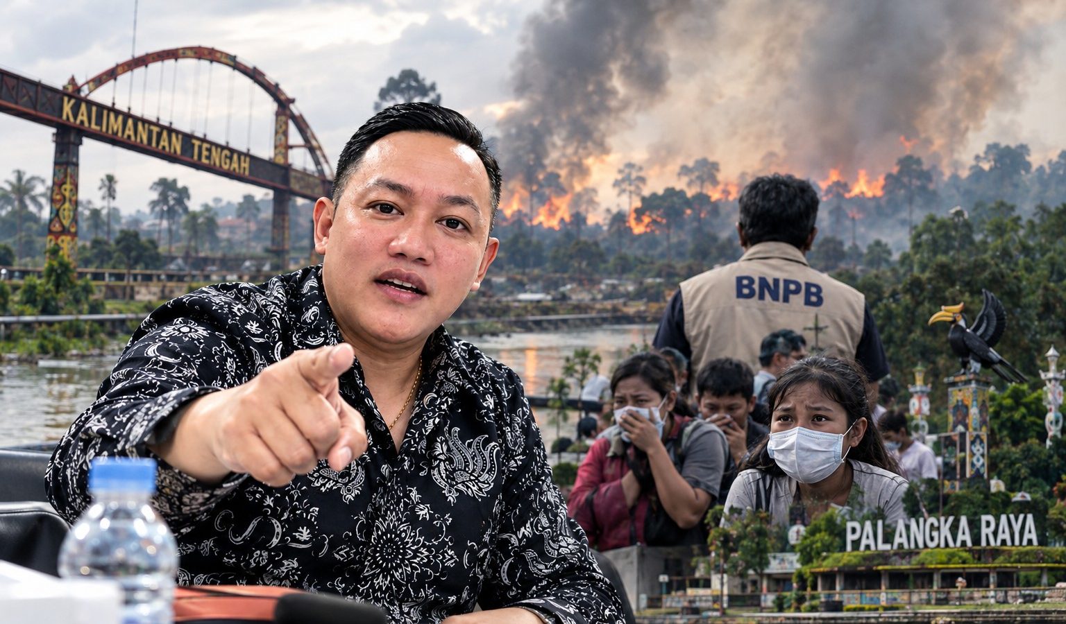 Ketua MPC Pemuda Pancasila Kota Palangka Raya, Bush Valentino Lambung.