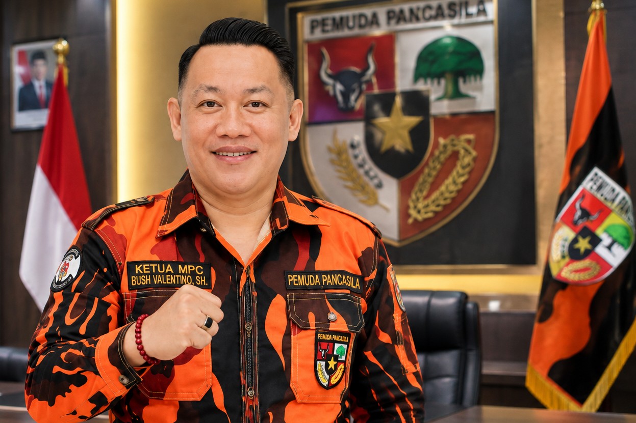 Ketua Majelis Pimpinan Cabang (MPC) Pemuda Pancasila Kota Palangka Raya, Bush Valentino Lambung.