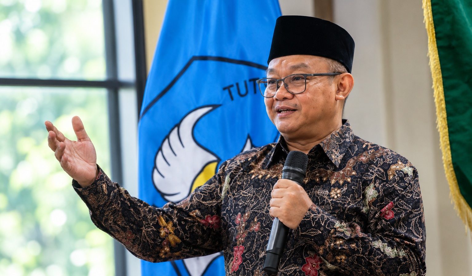 Menteri Pendidikan Dasar dan Menengah Abdul Mu’ti menyampaikan perkembangan kebijakan pembiayaan pendidikan nasional.