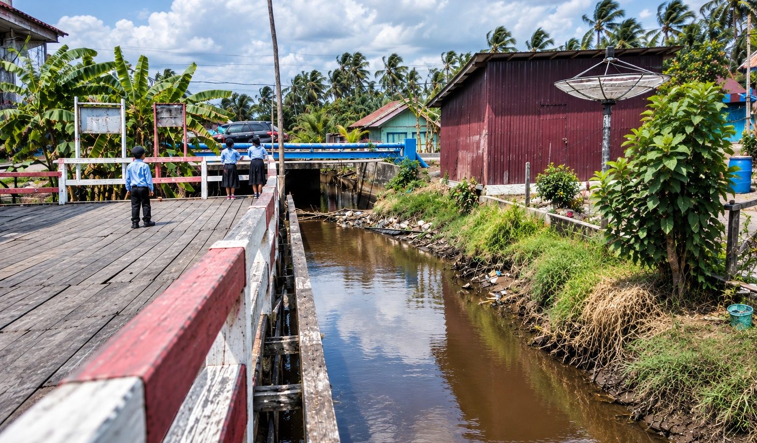 Sumber air Sungai Sampit di wilayah selatan Kotawaringin Timur menjadi objek pemeriksaan kualitas akibat kenaikan salinitas.