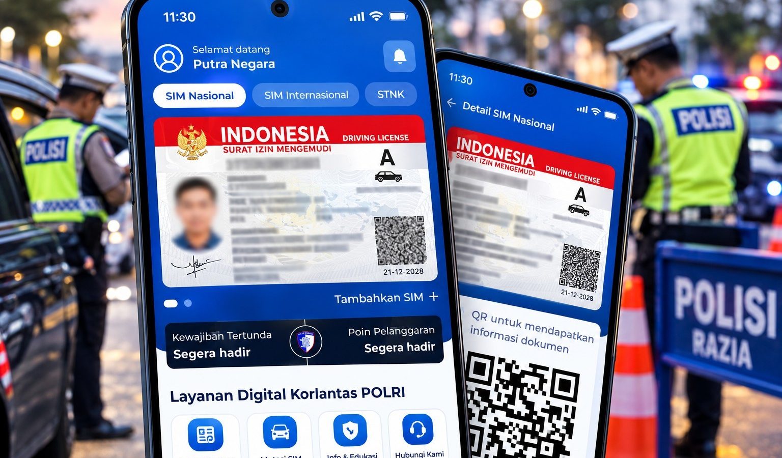 Ilustrasi SIM Online aplikasi SINAR. (Dokpri - Google Play Store)