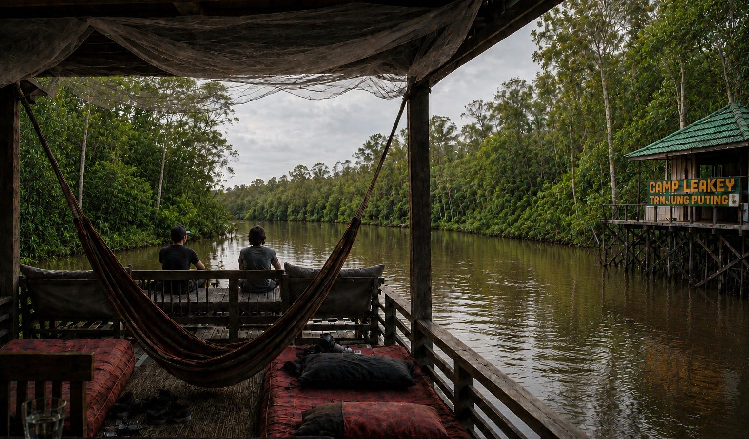 Perlahan menyusuri Sungai Sekonyer menuju Camp Leakey di jantung Tanjung Puting.