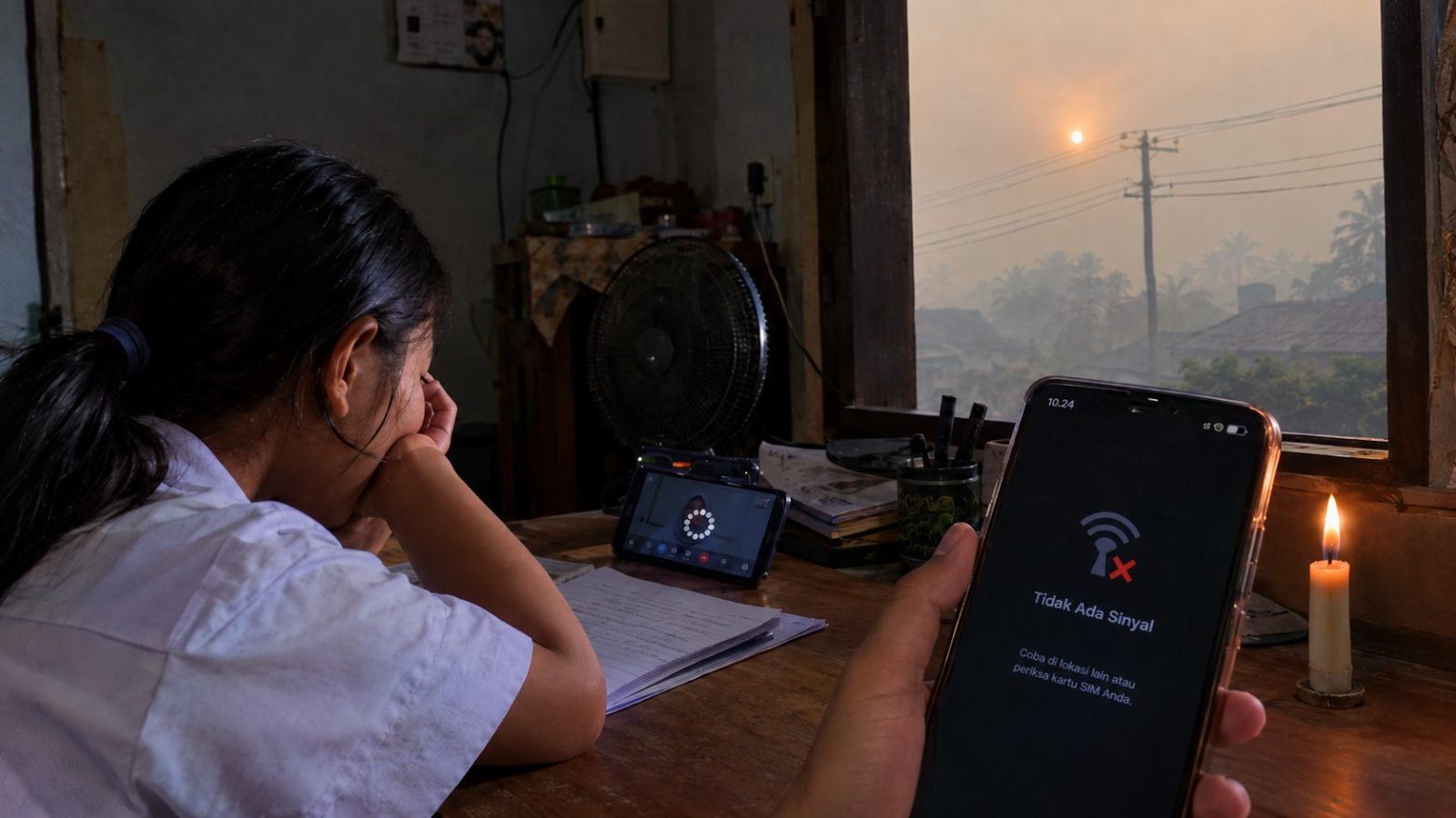 Listrik Padam Saat PJJ, Warga Kobar Tagih Janji PLN