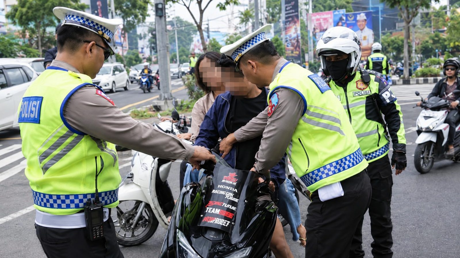 Helm, Sabuk Pengaman hingga Balap Liar Jadi Sasaran Operasi Patuh